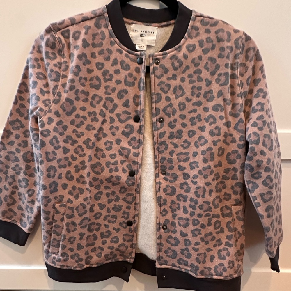 Sol Angeles leopard print sweatsuit